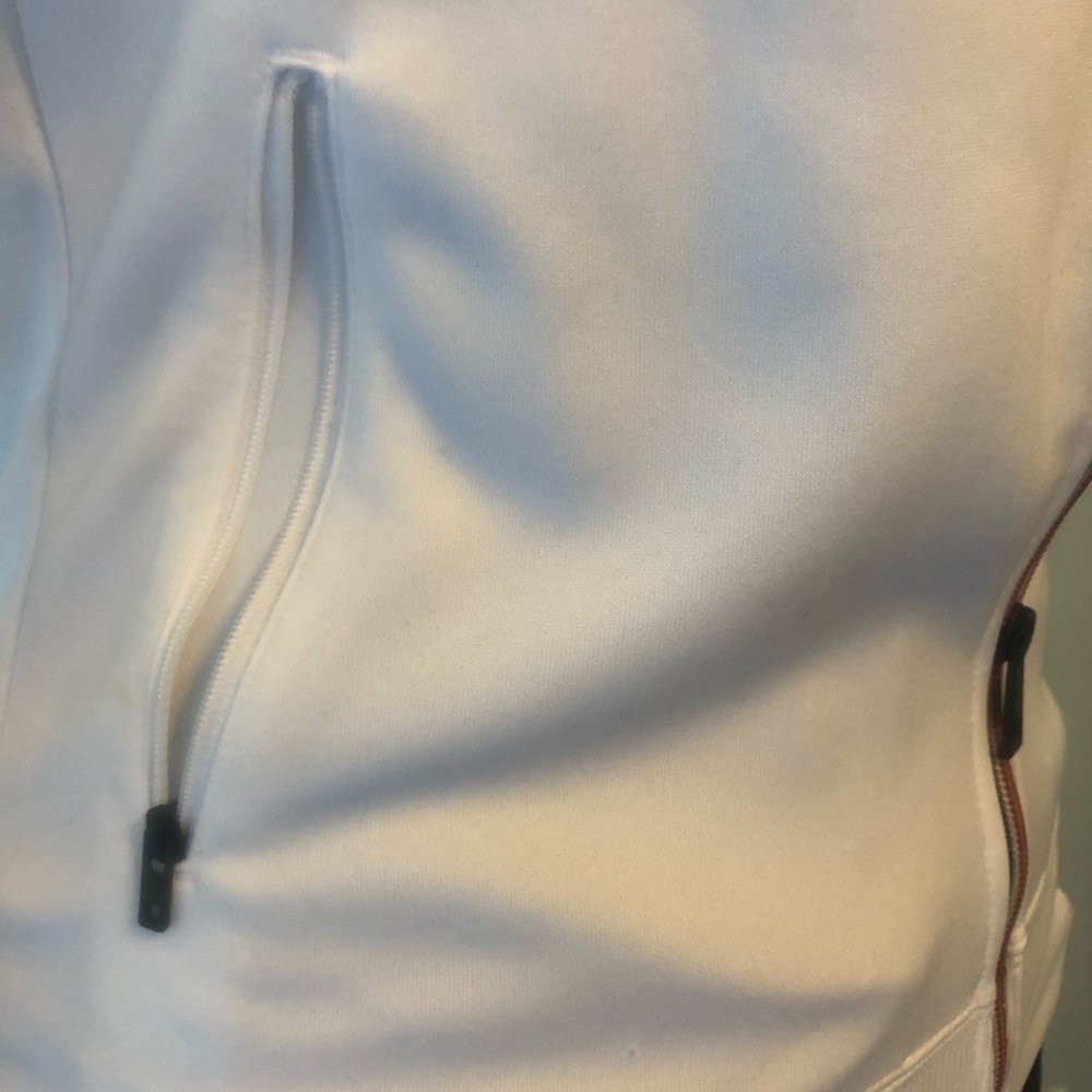 M Atlanta Braves Baseball Track Jacket White - Picture 3 of 6